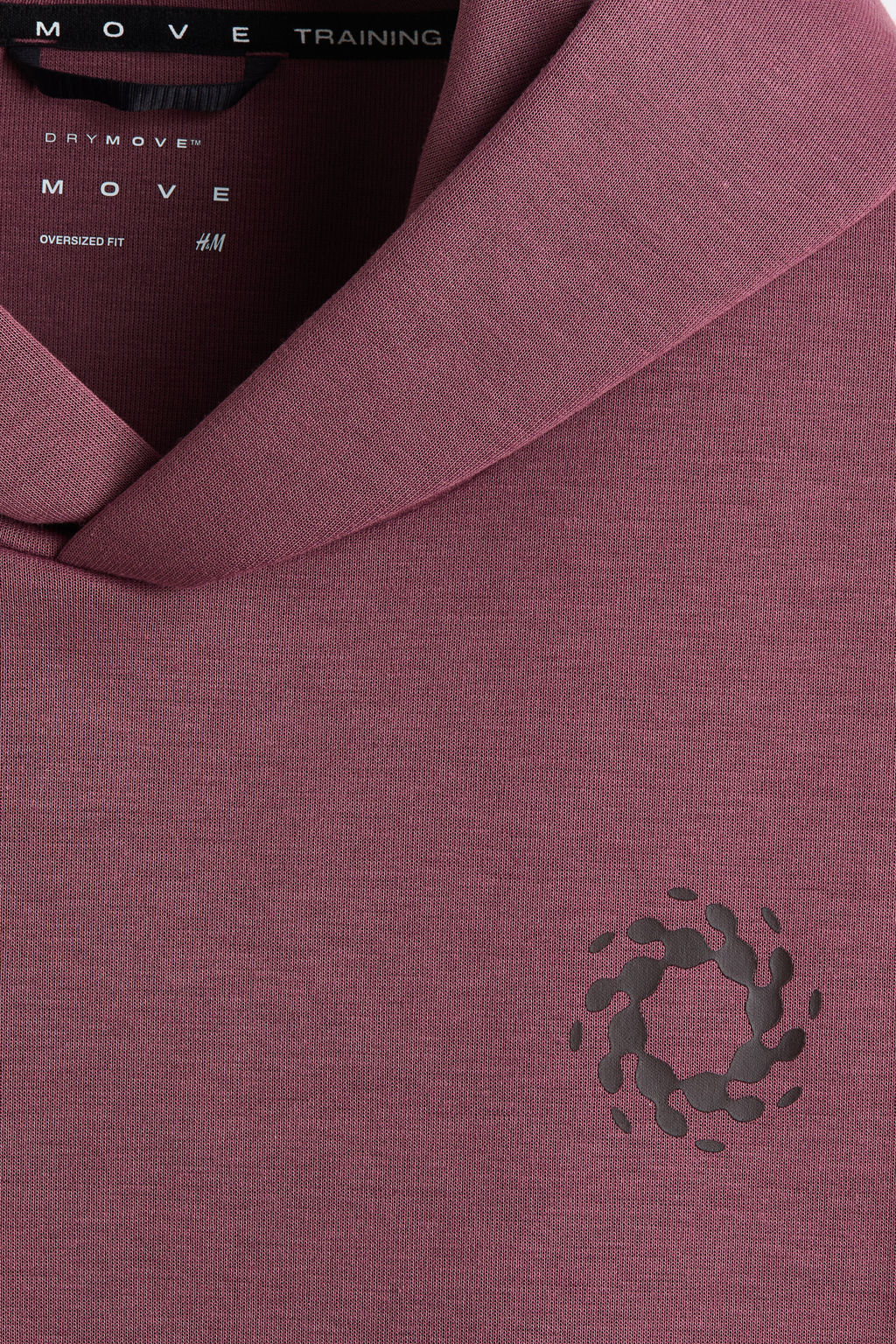 Sudadera de deporte con DryMove Oversized Fit - H&m фото 7