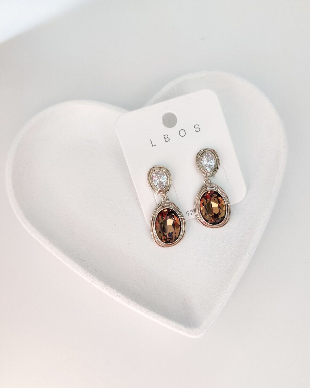 Серьги с кристаллами Swarovski