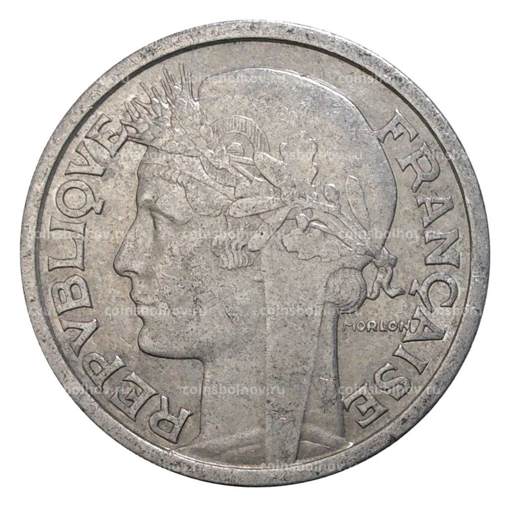 2 франка 1958 года Франция