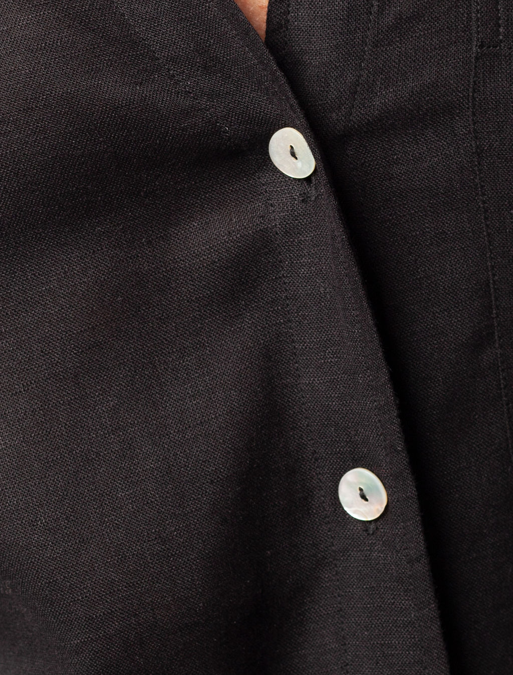 Удлиненная льняная блузка - Vilatte фото 2