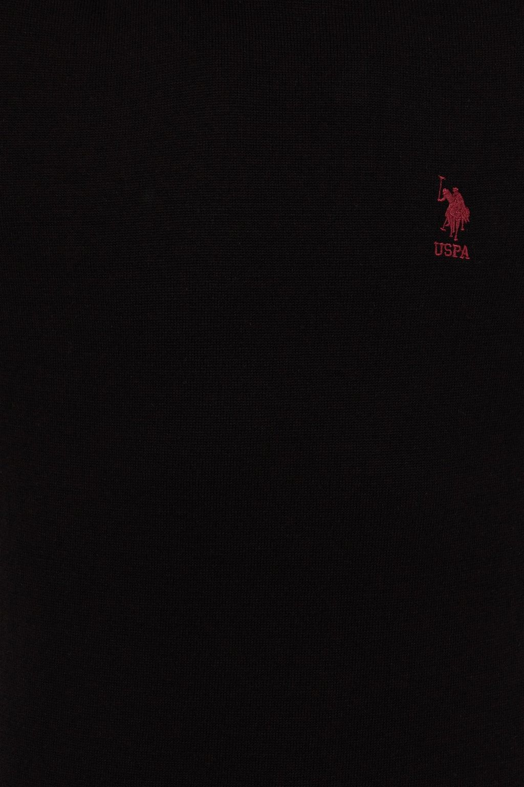 U. S. Polo Assn Мужская черная водолазка базового трикотажа, свитер - U.s. polo assn фото 6