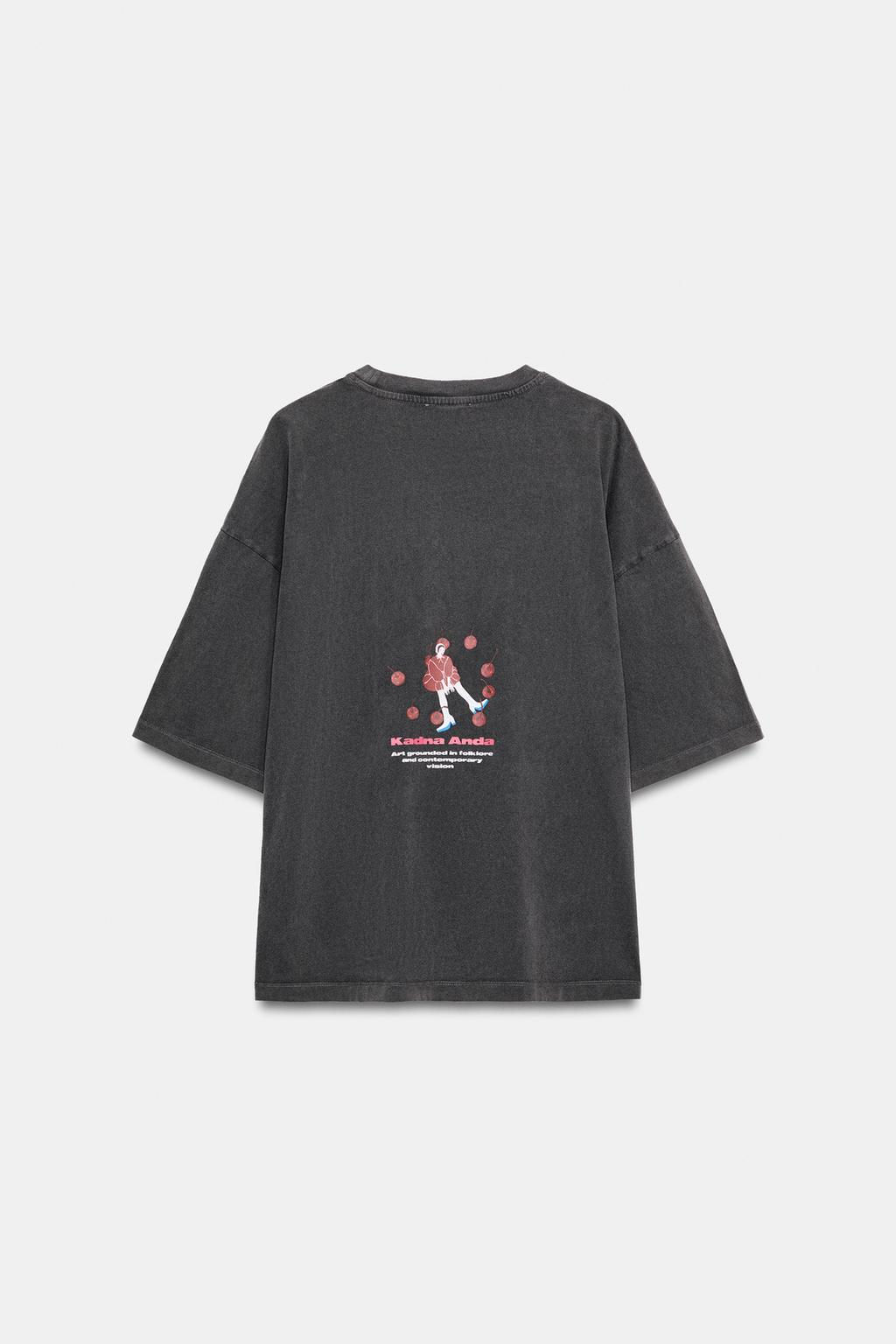 KADNA ANDA FADED EFFECT T-SHIRT - Zara фото 4
