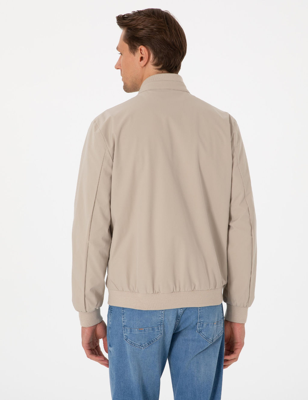 Bej Bomber Ceket