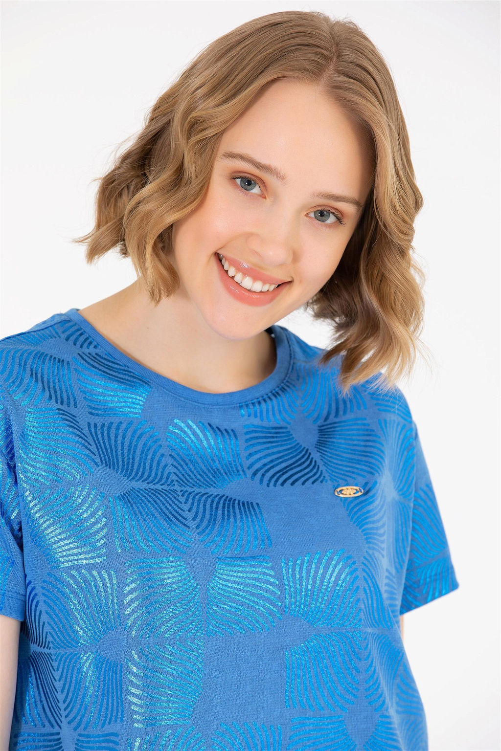 Женская футболка Saks с круглым вырезом Неожиданная скидка в корзине - U.s. polo assn фото 3