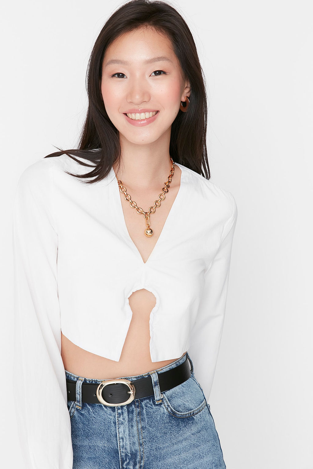 Trendyolmilla Siyah-Taba 2li Paket Deri Gorunumlu Kad?n Kemer TWOSS21KE0054 фото 12