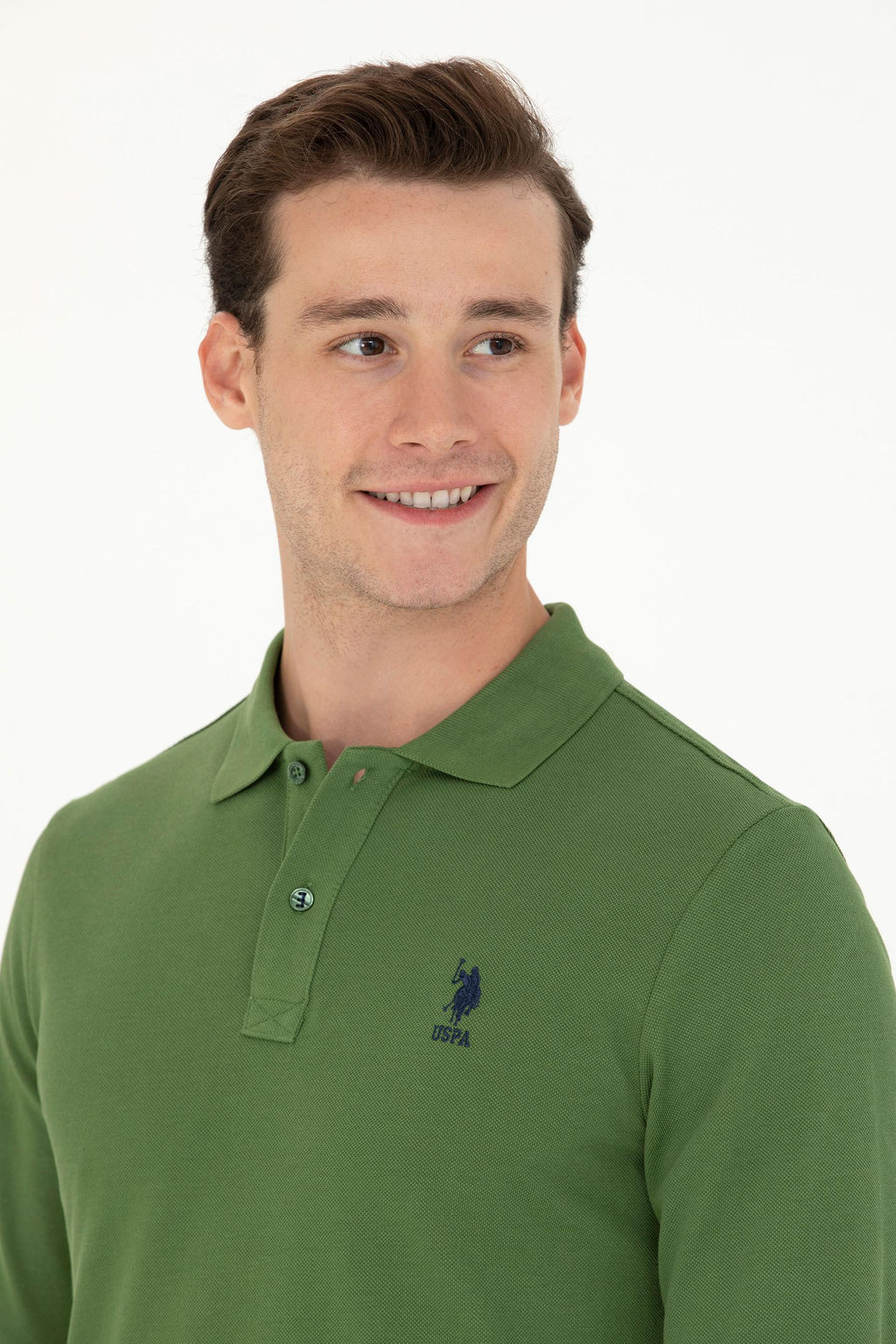 Мужской зеленый базовый свитшот Неожиданная скидка в корзине - U.s. polo assn фото 9