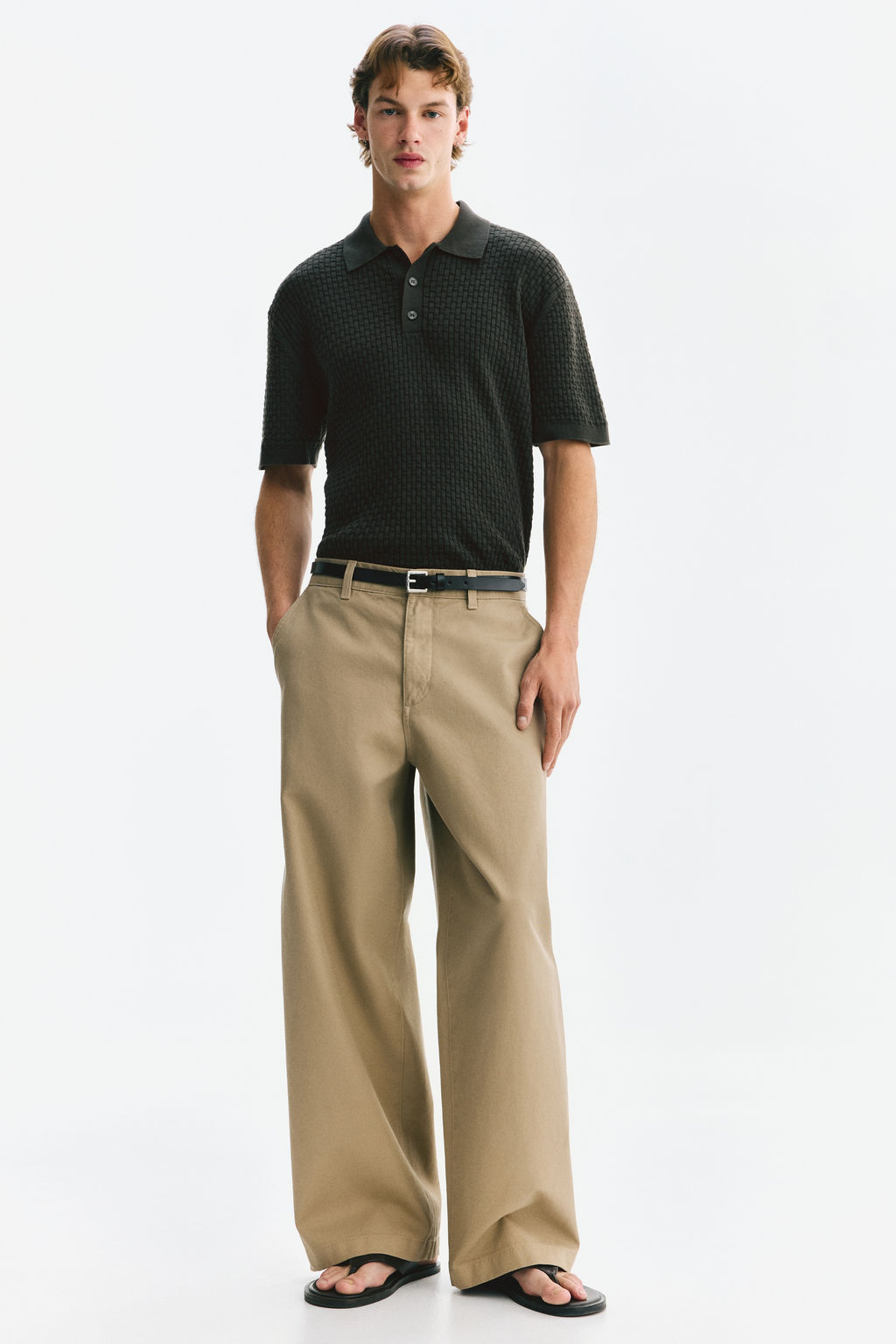 Polo en punto de algod?n Regular Fit - H&m фото 4