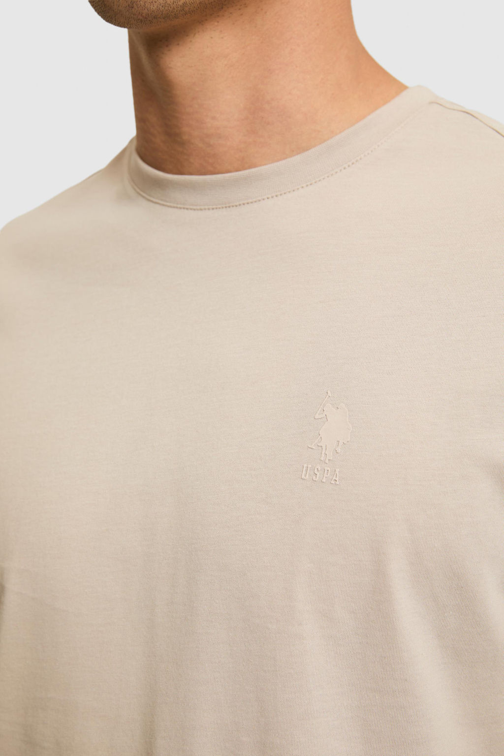 Erkek Regular Fit Bisiklet Yaka Ta_ Basic Ti__rt