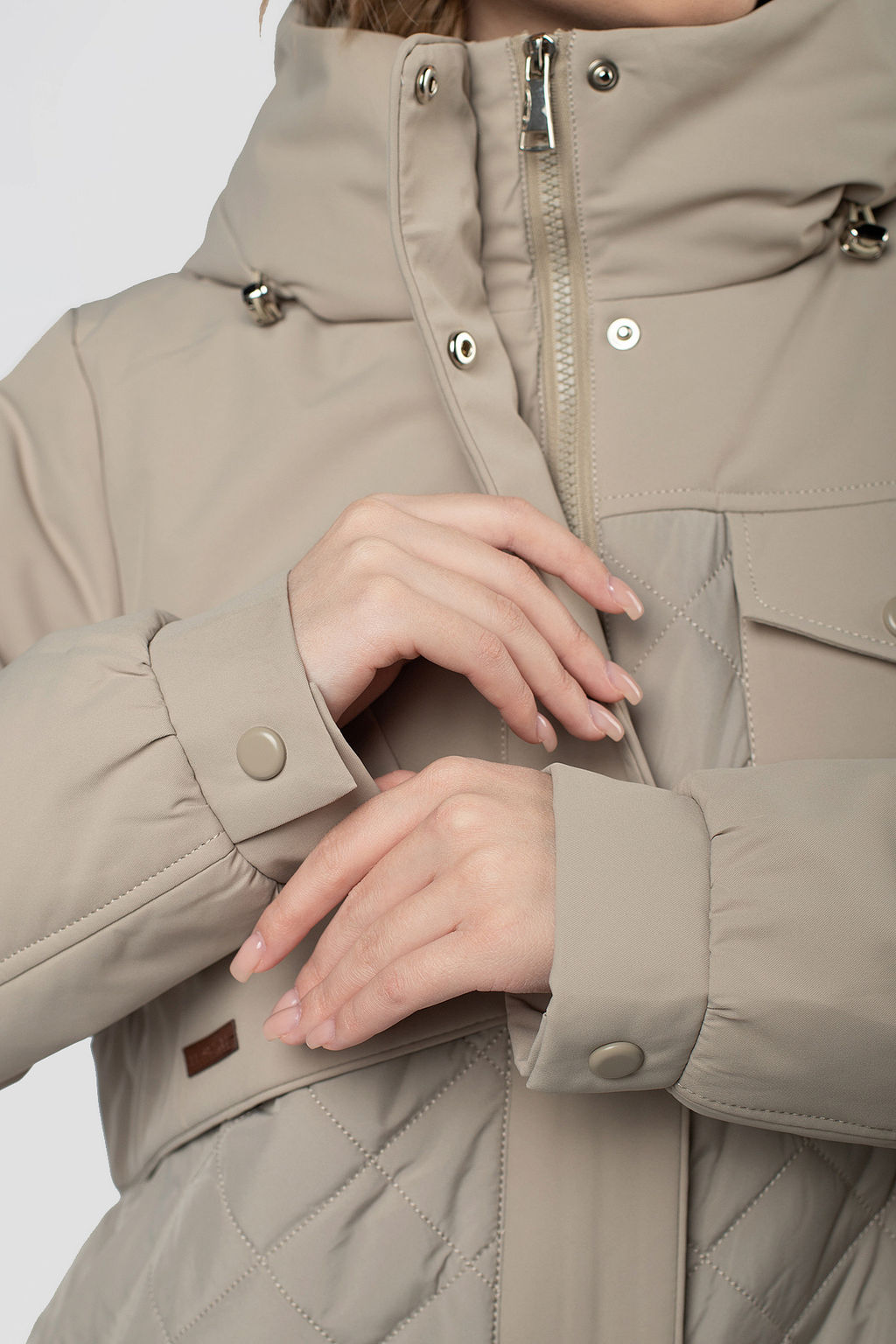 04-3129 Куртка женская демисезонная (Холлофайбер 80) - El podio фото 10