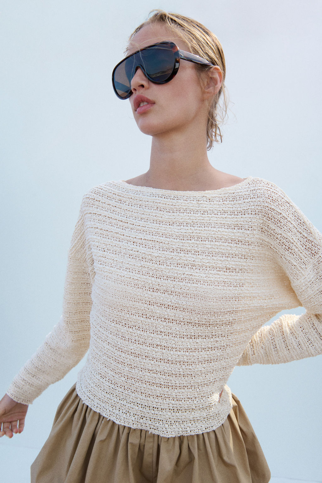 Top en punto con textura - H&m фото 3