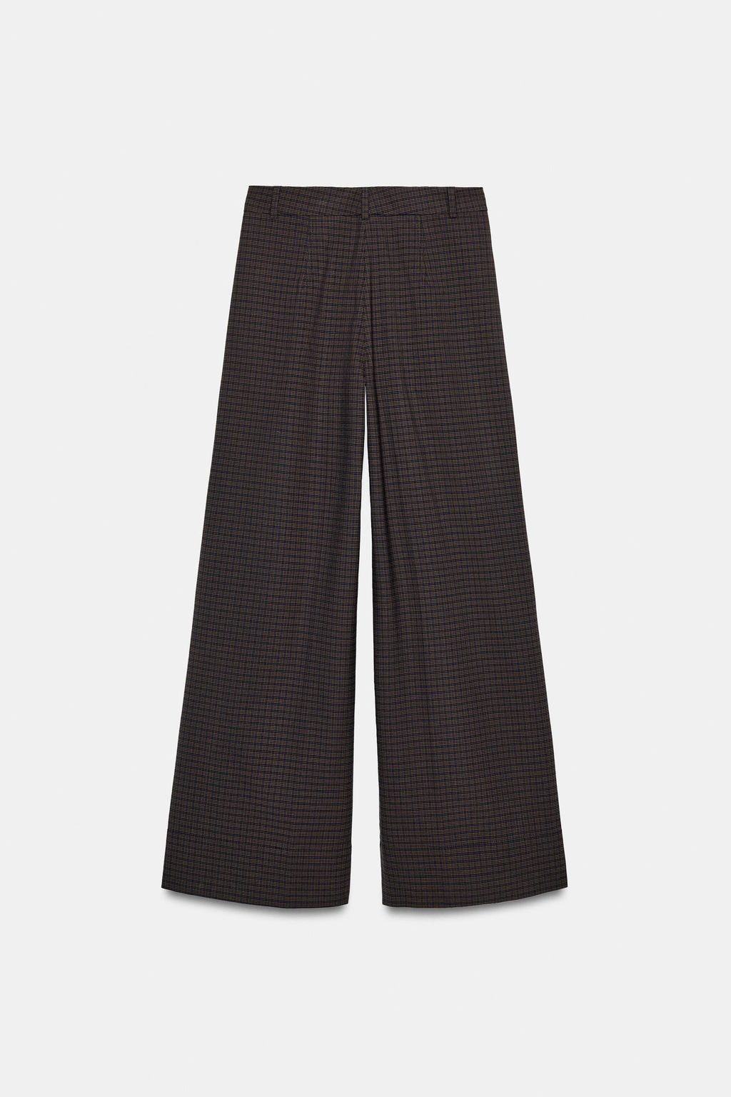 ZW COLLECTION CHECKED DARTED TROUSERS - Zara фото 5