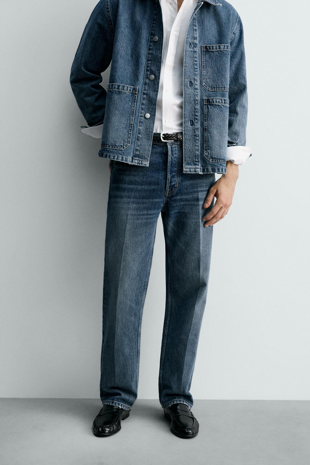 STRAIGHT-LEG JEANS LIMITED EDITION - Zara фото 13