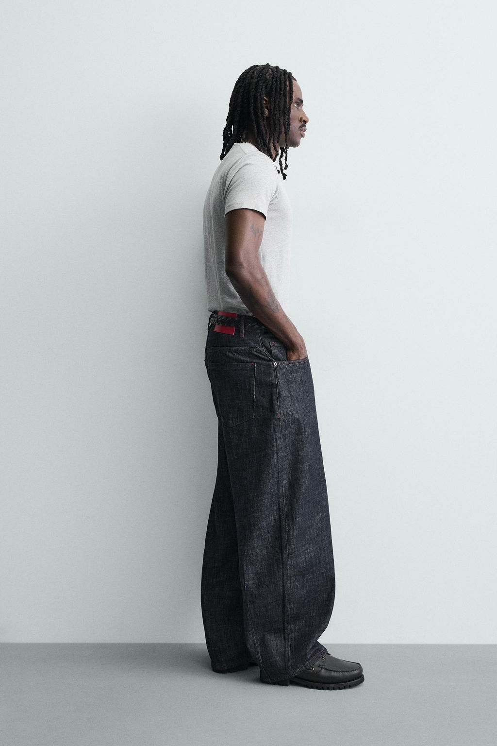 JEANS BALLOON FIT / ?ndigo - Zara фото 4