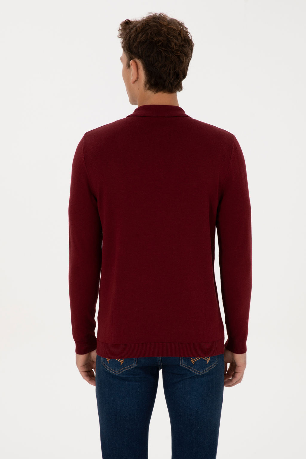 Erkek Bordo Basic Kazak - U.s. polo assn фото 12