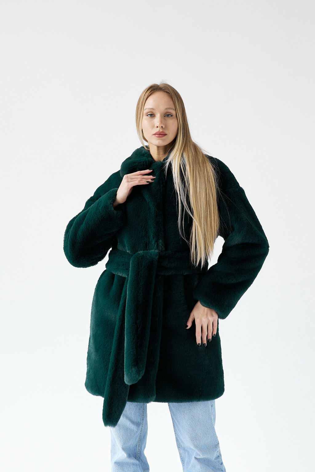 Шубка утеплённая 25005 (белый) - Kankan фото 6