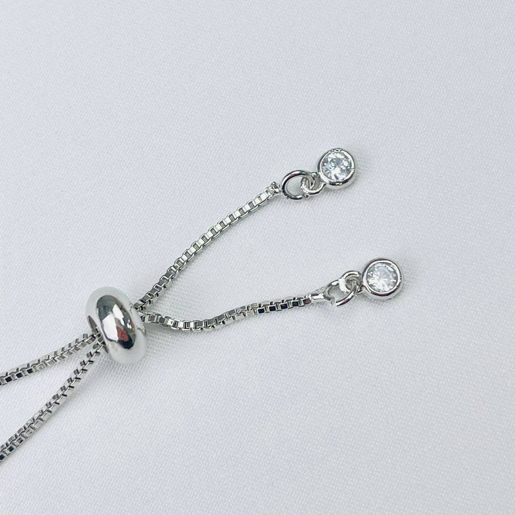 Браслет регулируемый для "Рака" из Аметиста, Аквамарина и Опала от 16 см