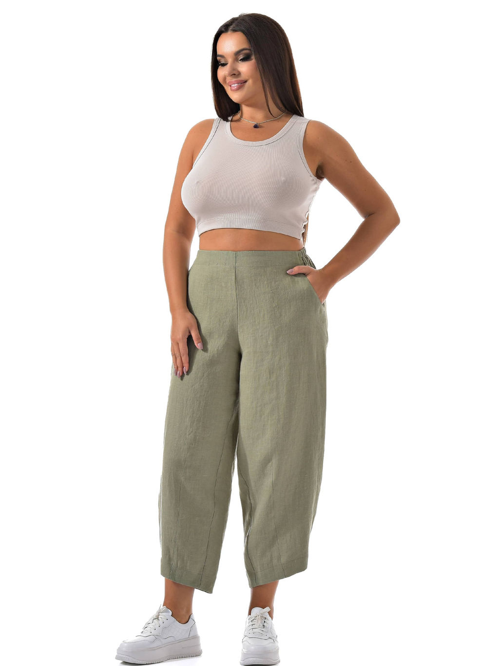 100% ЛЕН БОХО брюки