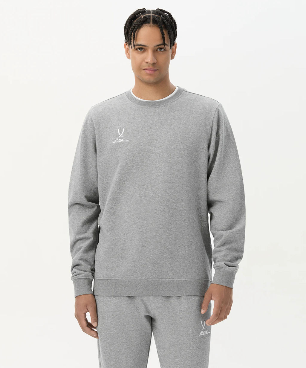 Свитшот JOGEL ESSENTIAL Sweatshirt, серый меланж  фото 6