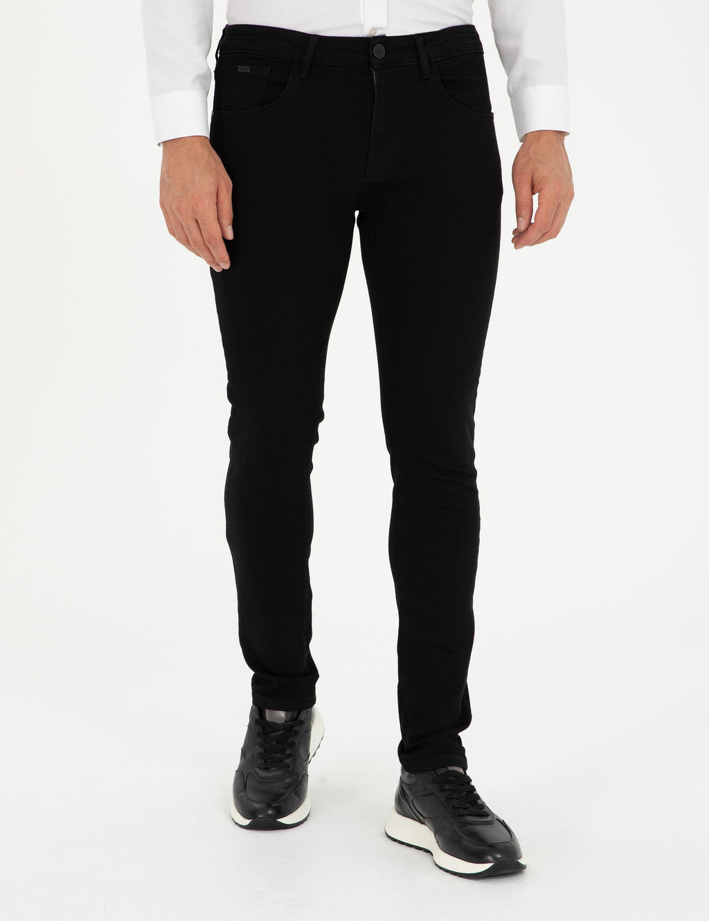 Siyah Slim Fit Jean Pantolon