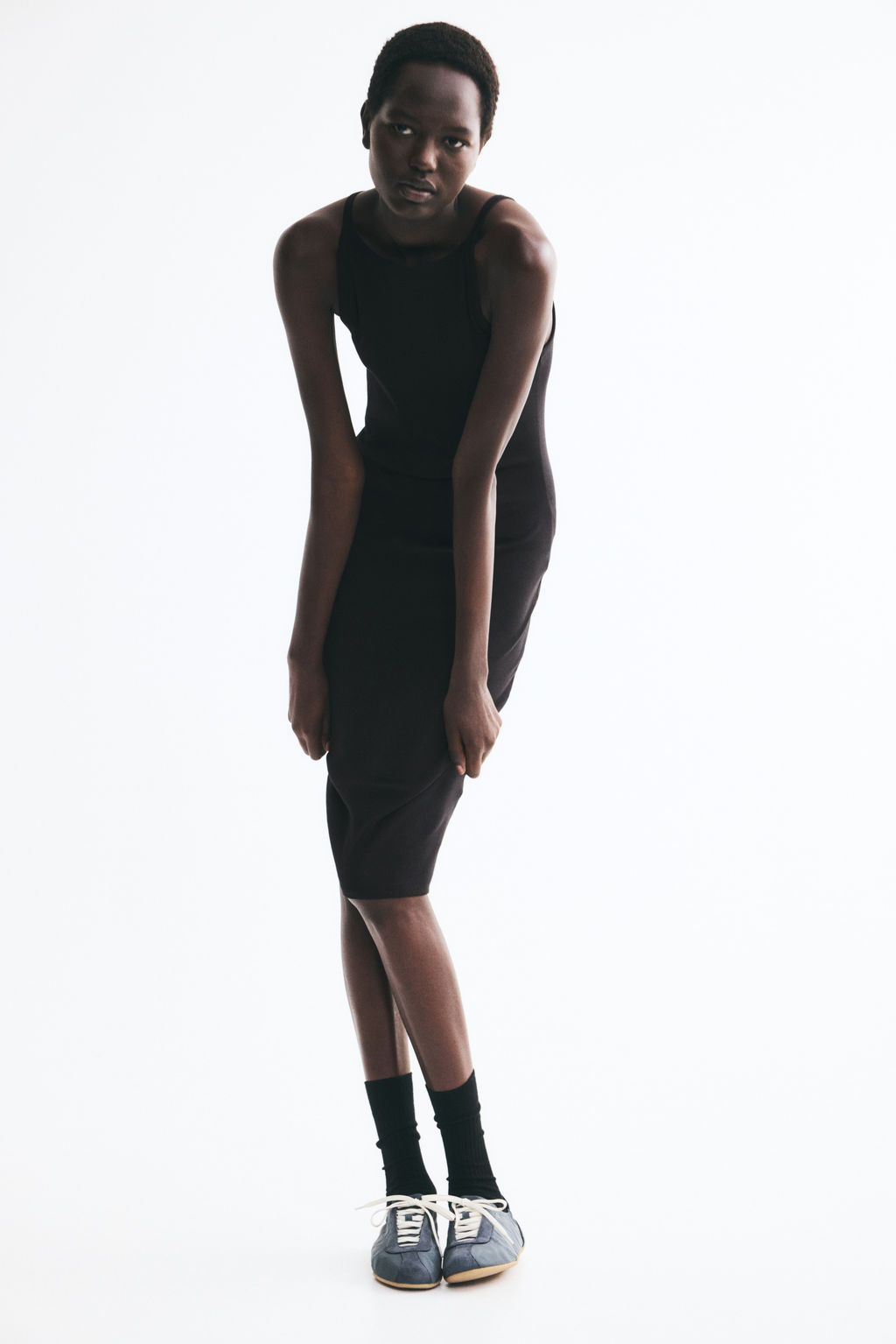 Cotton bodycon dress - H&m фото 6