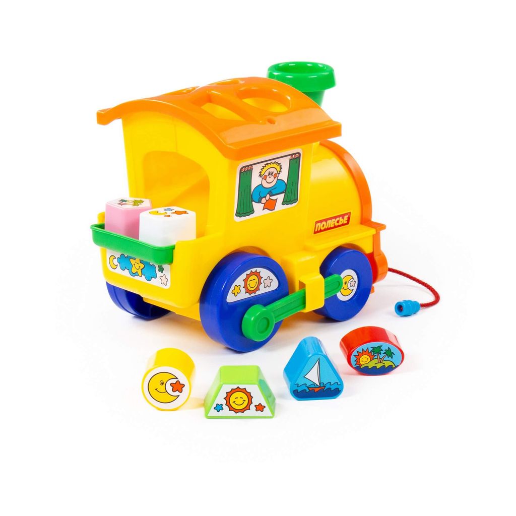 Занимательный паровоз (в сеточке) - Полесье фото 4