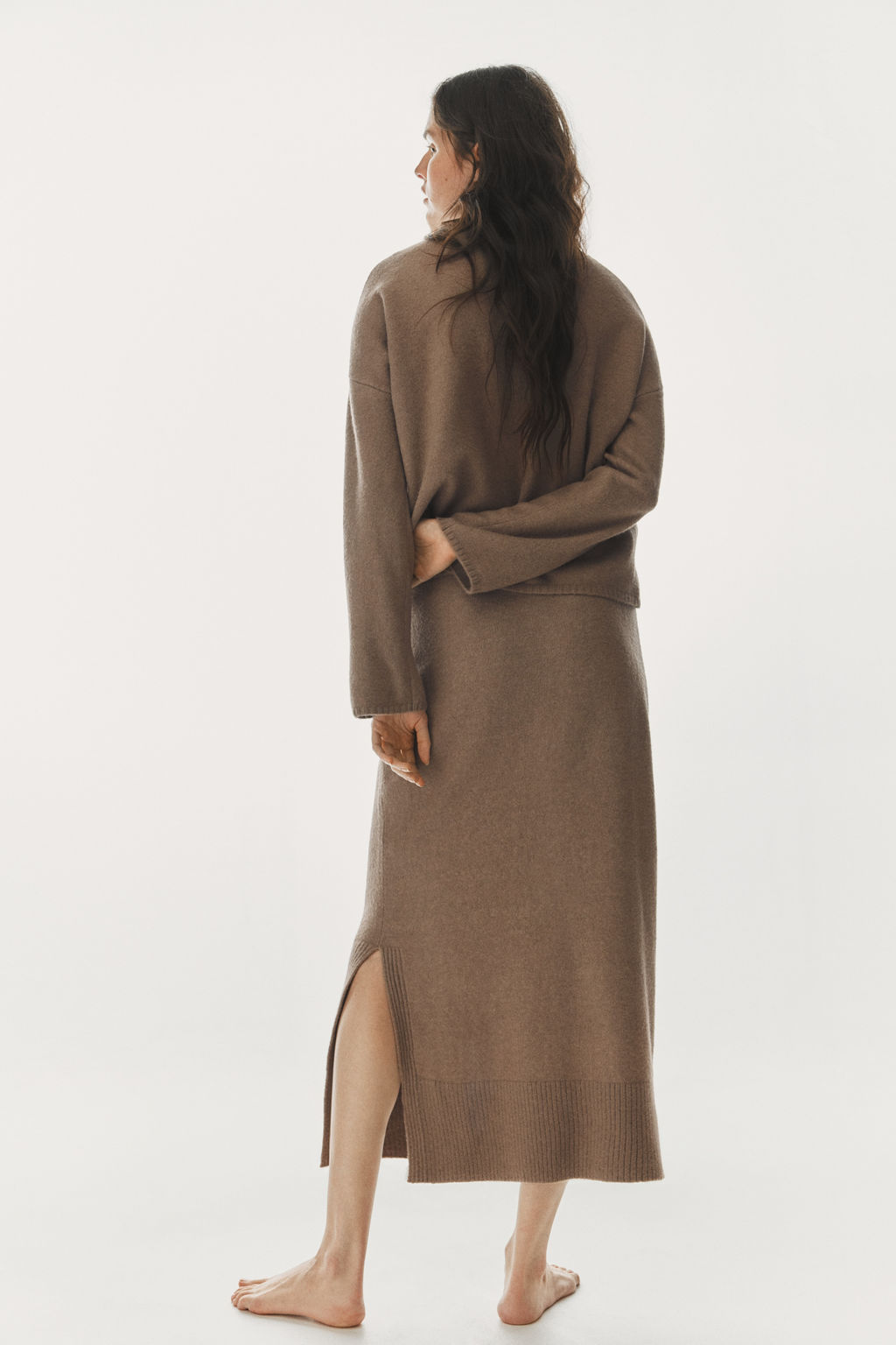 Falda de punto con cord?n de ajuste - H&m фото 5