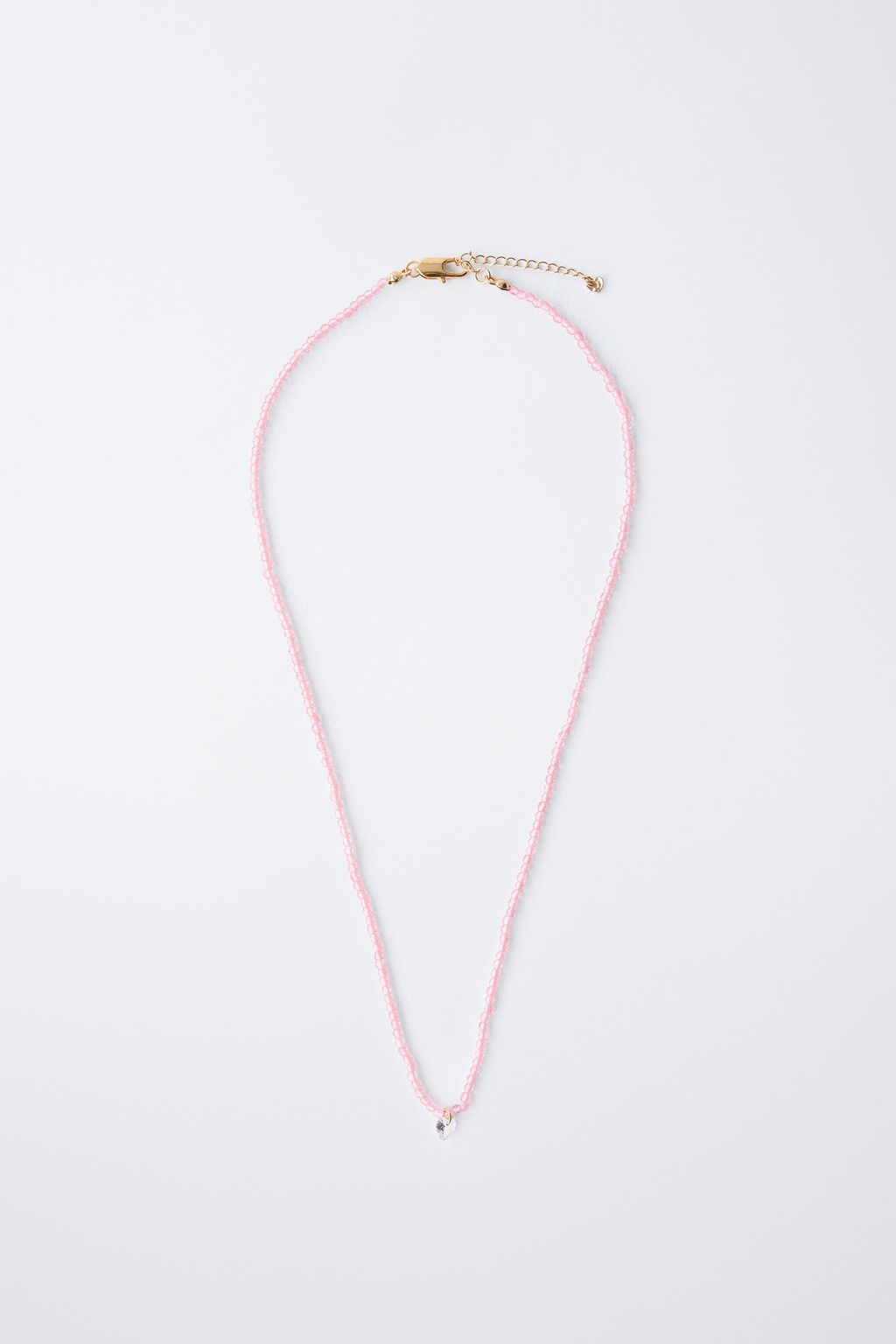 HEART CUBIC ZIRCONIA NECKLACE - Zara фото 3
