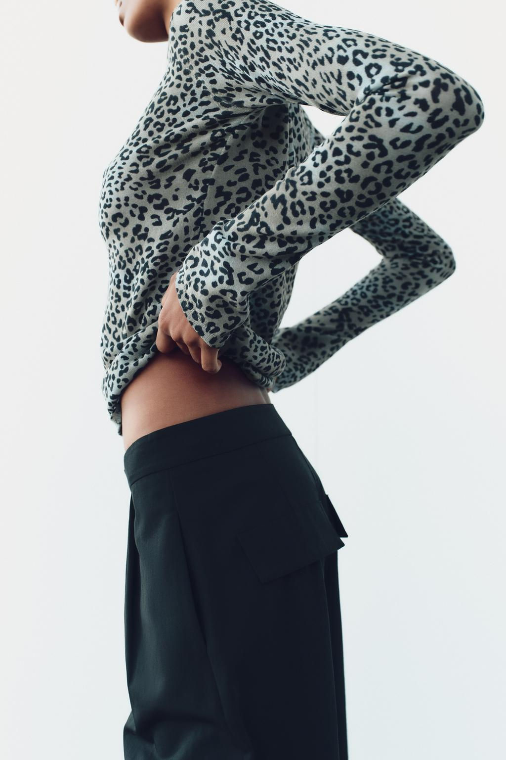 ANIMAL PRINT KNIT TOP - Zara фото 2