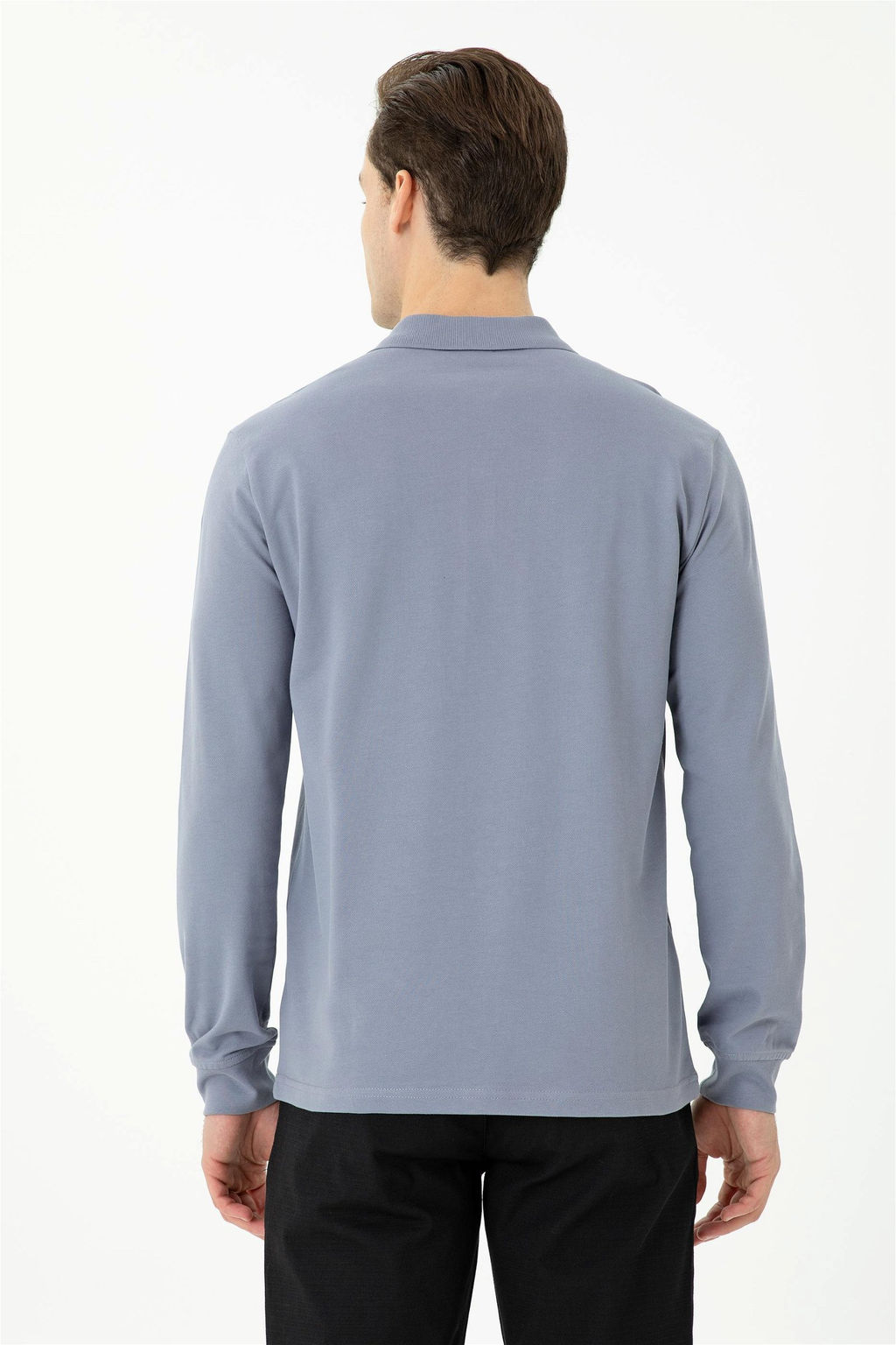 U. S. Polo Assn / Мужской серый базовый свитшот - U.s. polo assn фото 12
