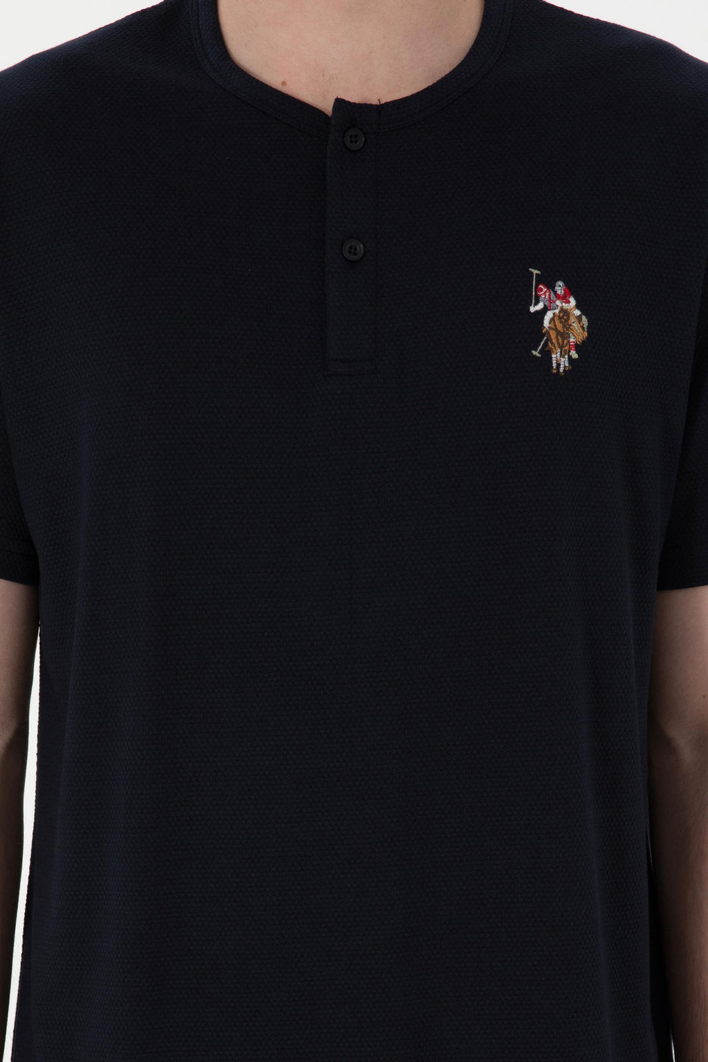 Erkek Bisiklet Patl_ Yaka Lacivert Pijama Tak_m_ Sepette S_rpriz _ndirim - U.s. polo assn фото 6