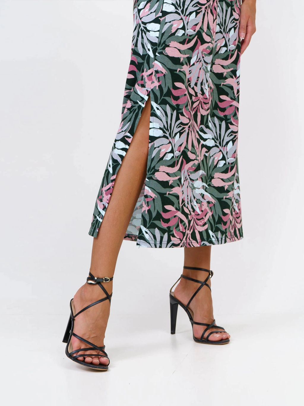 Сарафан женский, цвет зеленый розовый