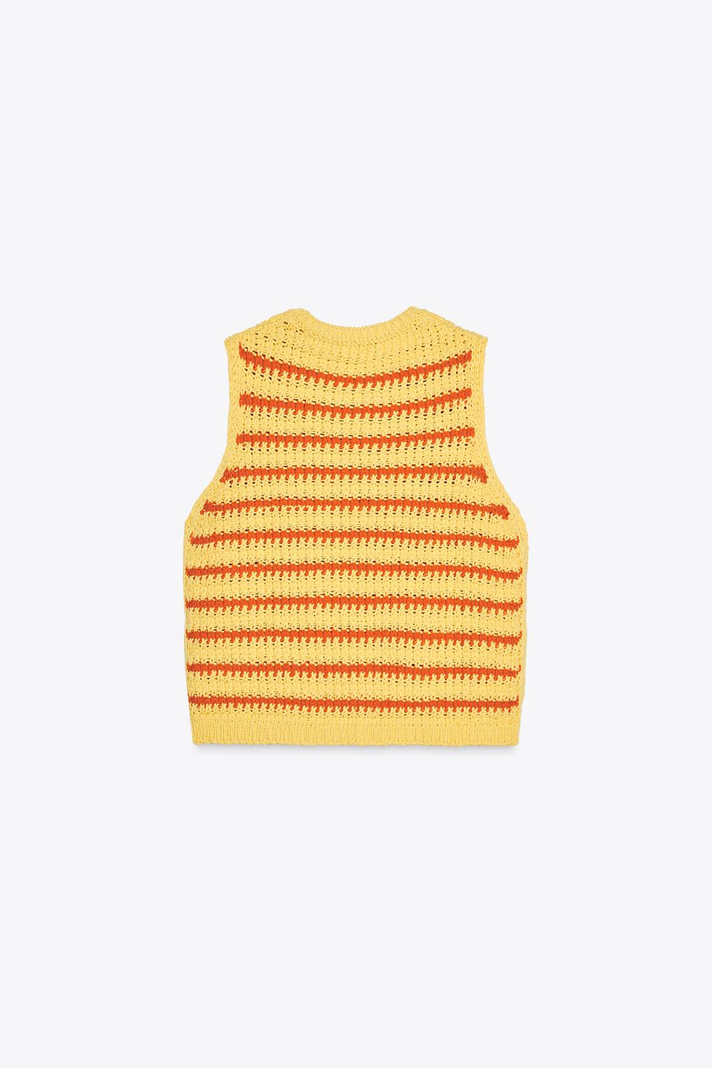STRIPED KNIT TOP - Zara фото 6