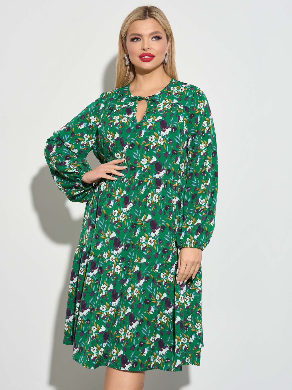 Платье 0060-23 темная фуксия - Dora фото 6