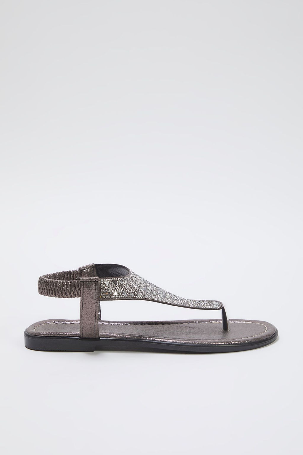 Trendyol Shoes Alt?n Simli Tas Detayl? Parmak Aras? Kad?n S?k Sandalet TAKSS25SD00009 - Trendyolmilla фото 6