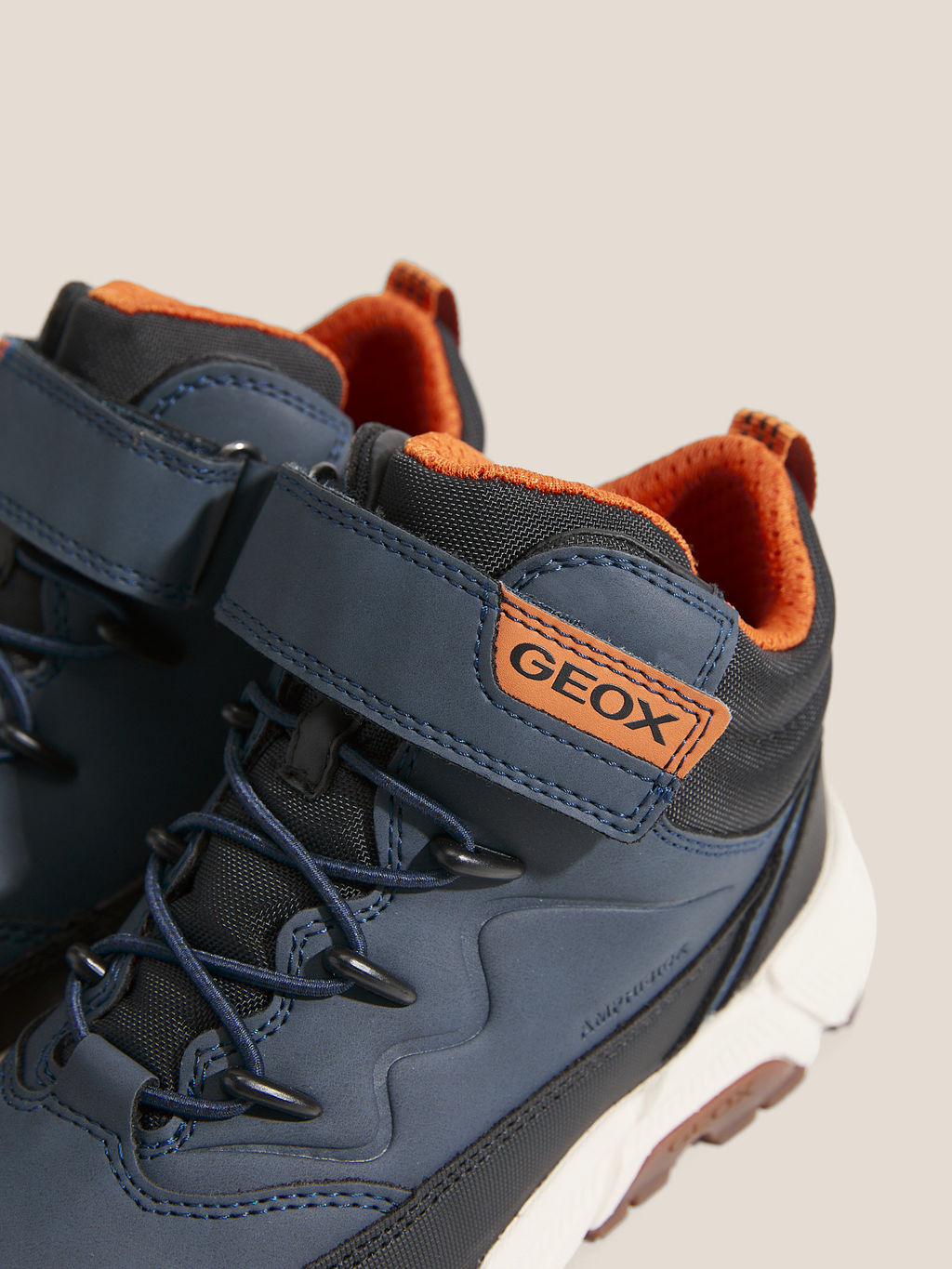 Детские ботинки GEOX J FLEXYPER PLUS BOY Артикул 4608338, темно-синий  фото 3