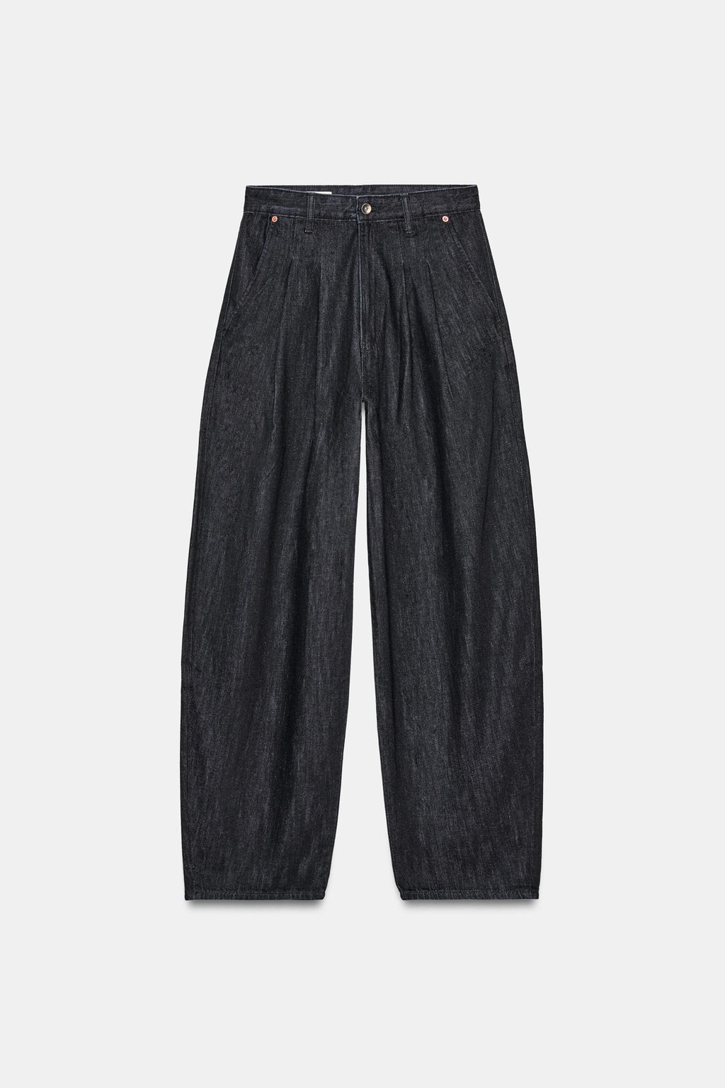 TRF MID-WAIST BAGGY JEANS - Zara фото 14