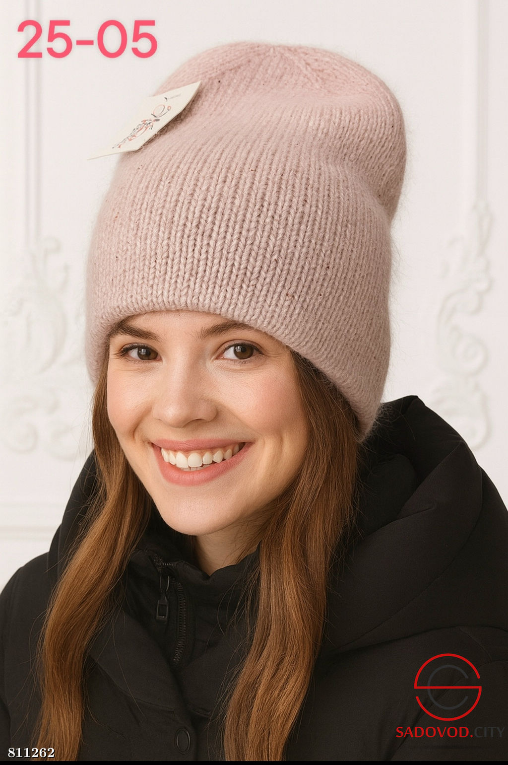 Шапка женская из ангоры - Bruno фото 6