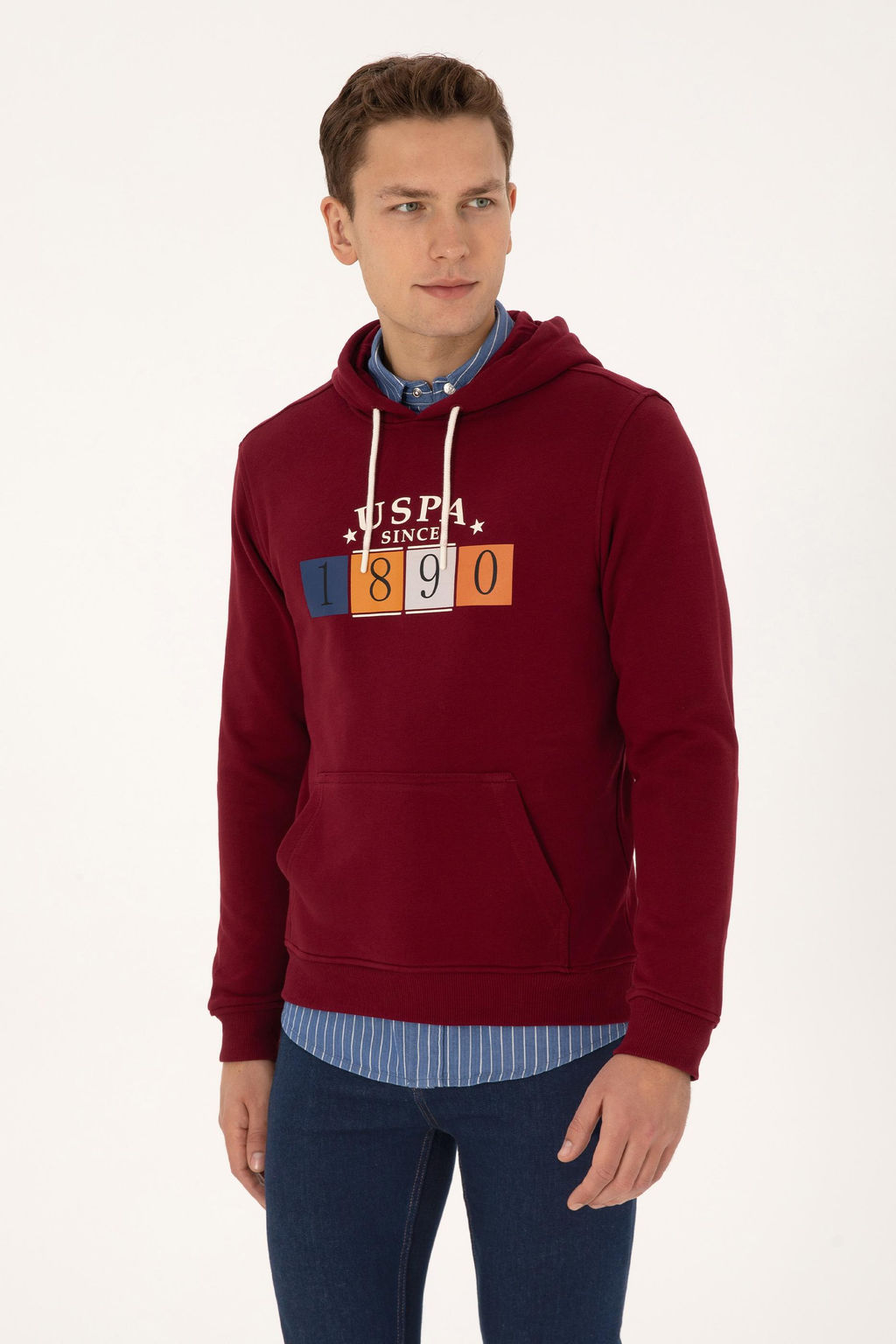Erkek Bordo Sweatshirt - U.s. polo assn фото 3