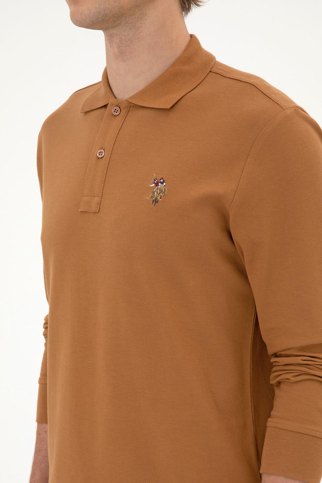 Erkek Kahverengi Basic Sweatshirt Sepette S_rpriz _ndirim - U.s. polo assn фото 7