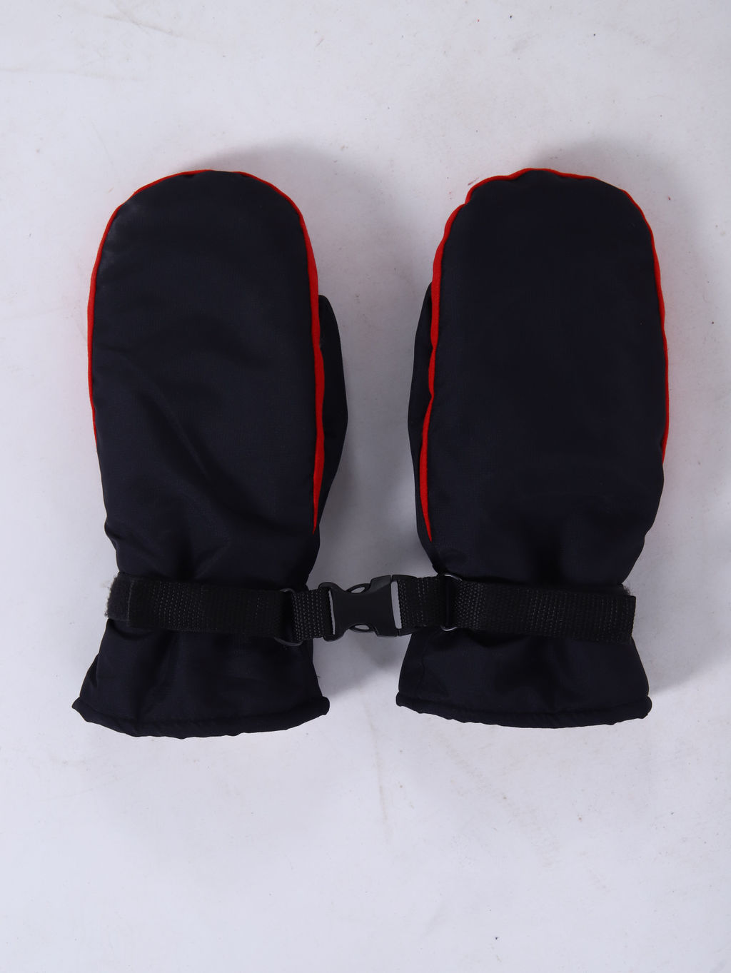 Варежки с мехом синий