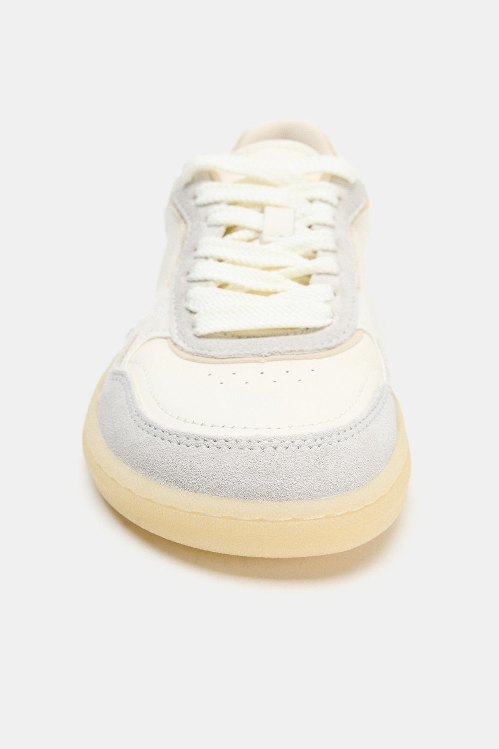 ZAPATILLAS PIEL COMBINADA BAREFOOT / Blanco Crudo - Zara фото 7