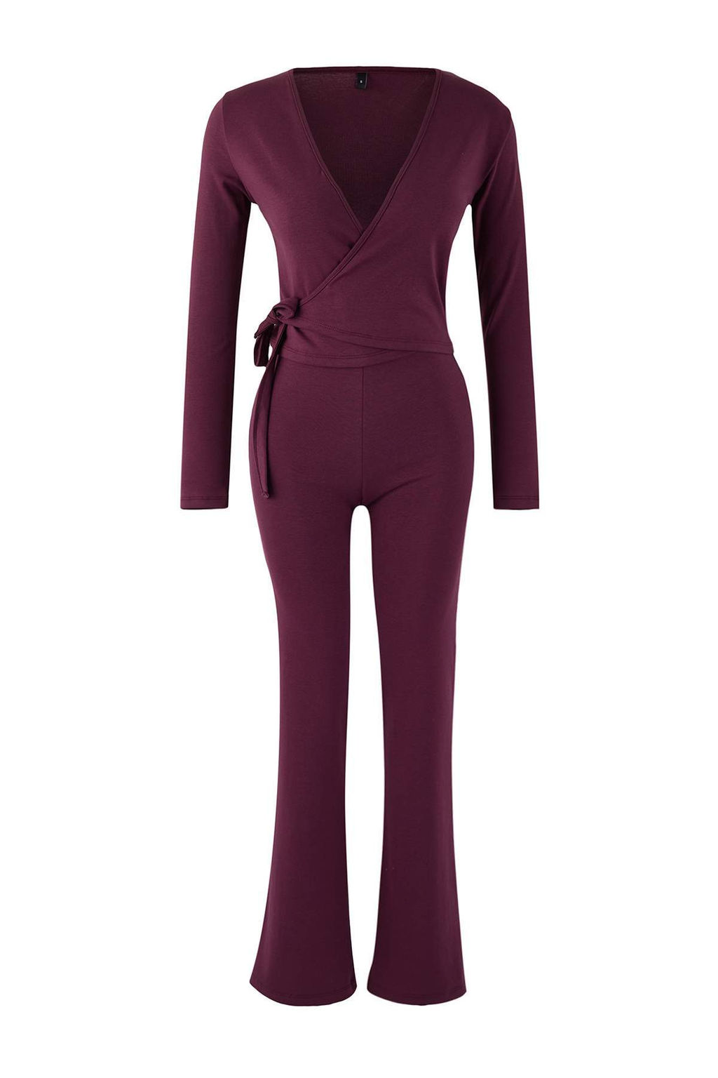 Murdum Kruvaze Kapama Vucuda Oturan Uzun Kollu Esnek Orme Alt-Ust Tak?m TWOAW26AU00029