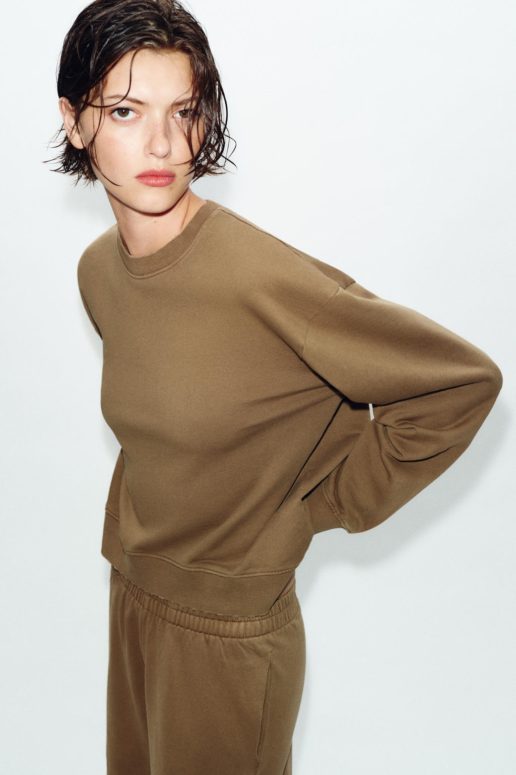 SUDADERA EFECTO LAVADO / Topo - Zara фото 3