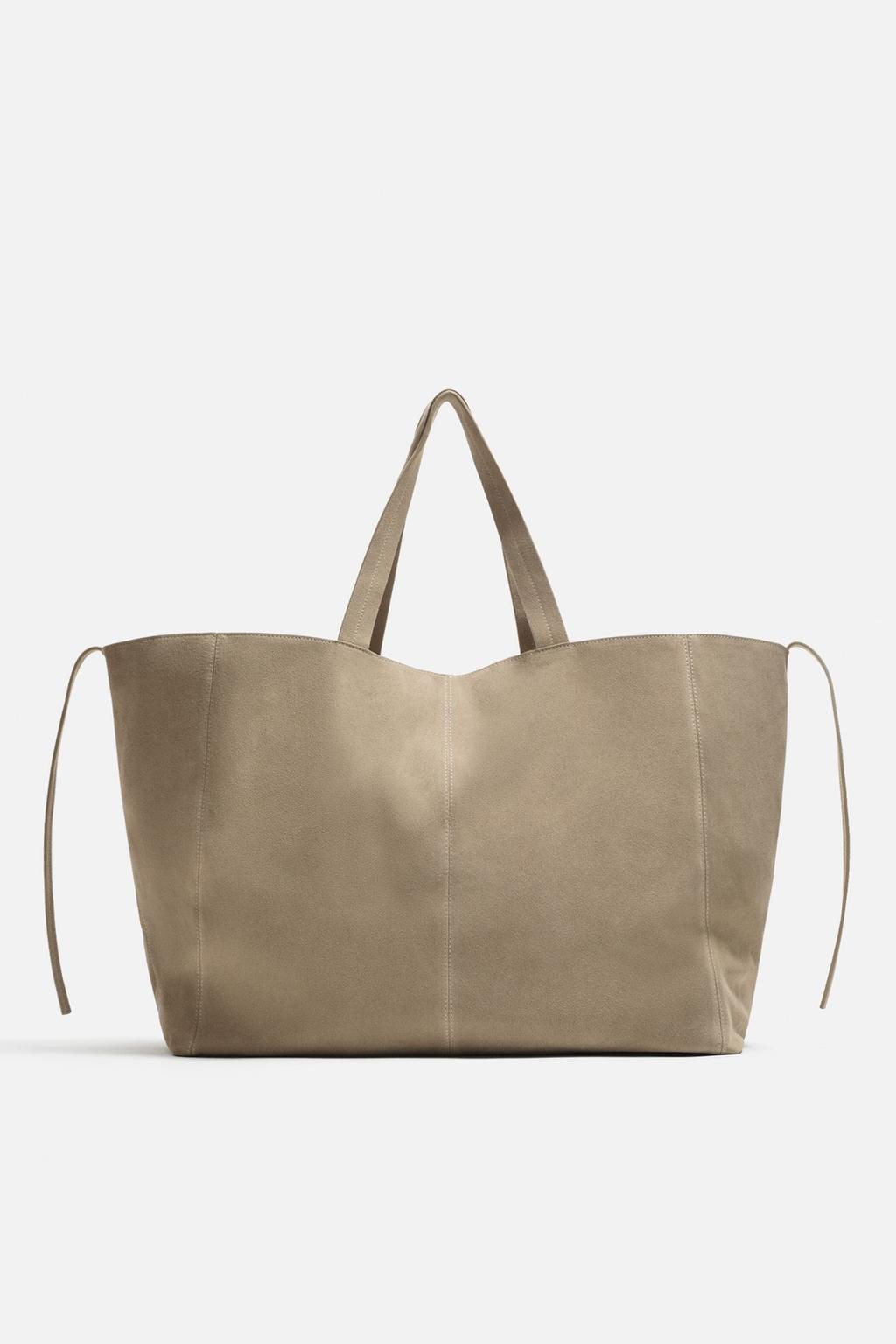 LEATHER SHOPPER BAG