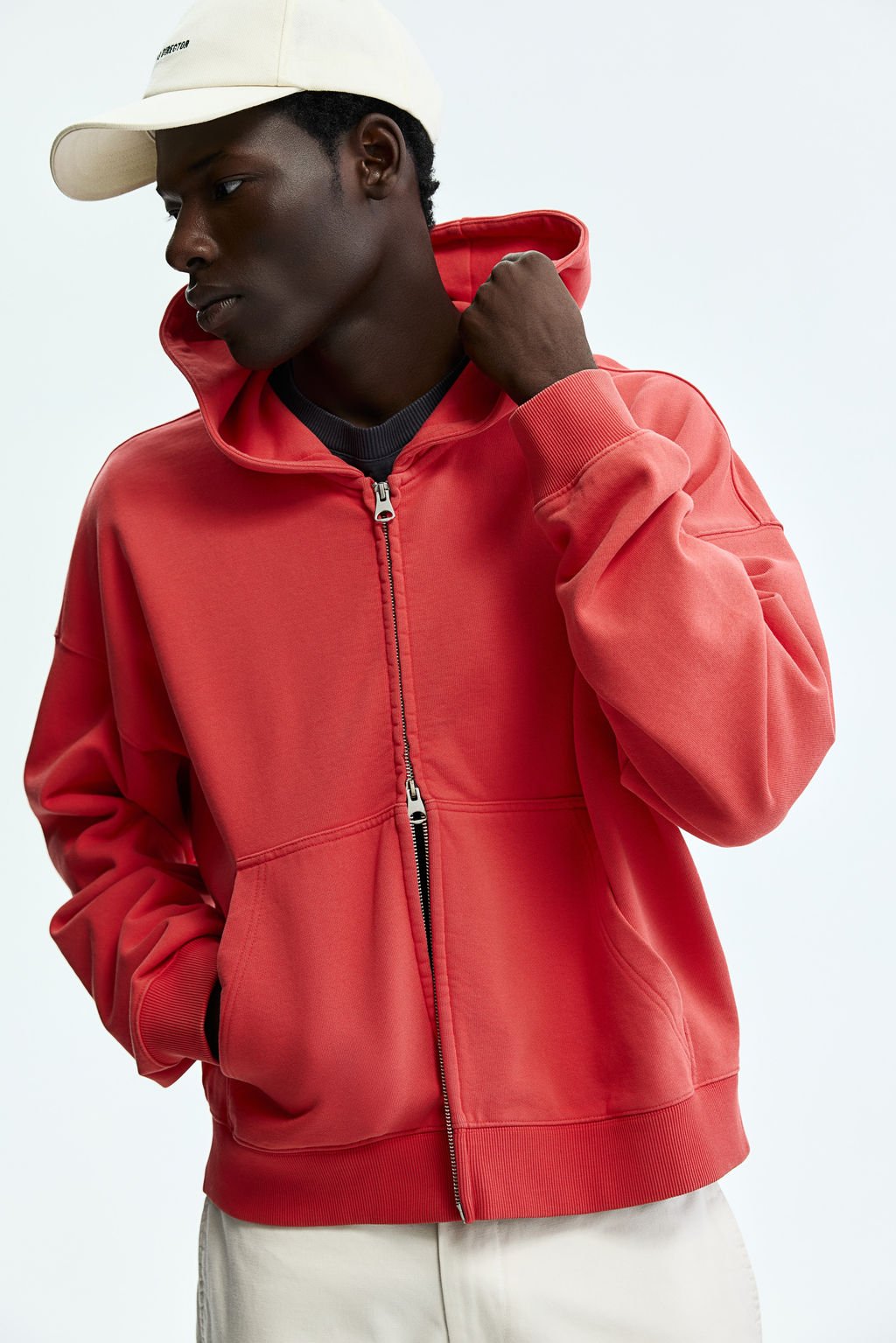 Chaqueta sudadera con cremallera Oversized Fit - H&m фото 3