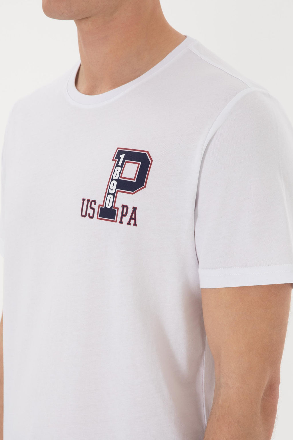 Erkek Bisiklet Yaka Beyaz Ti__rt Sepette S_rpriz _ndirim - U.s. polo assn фото 7