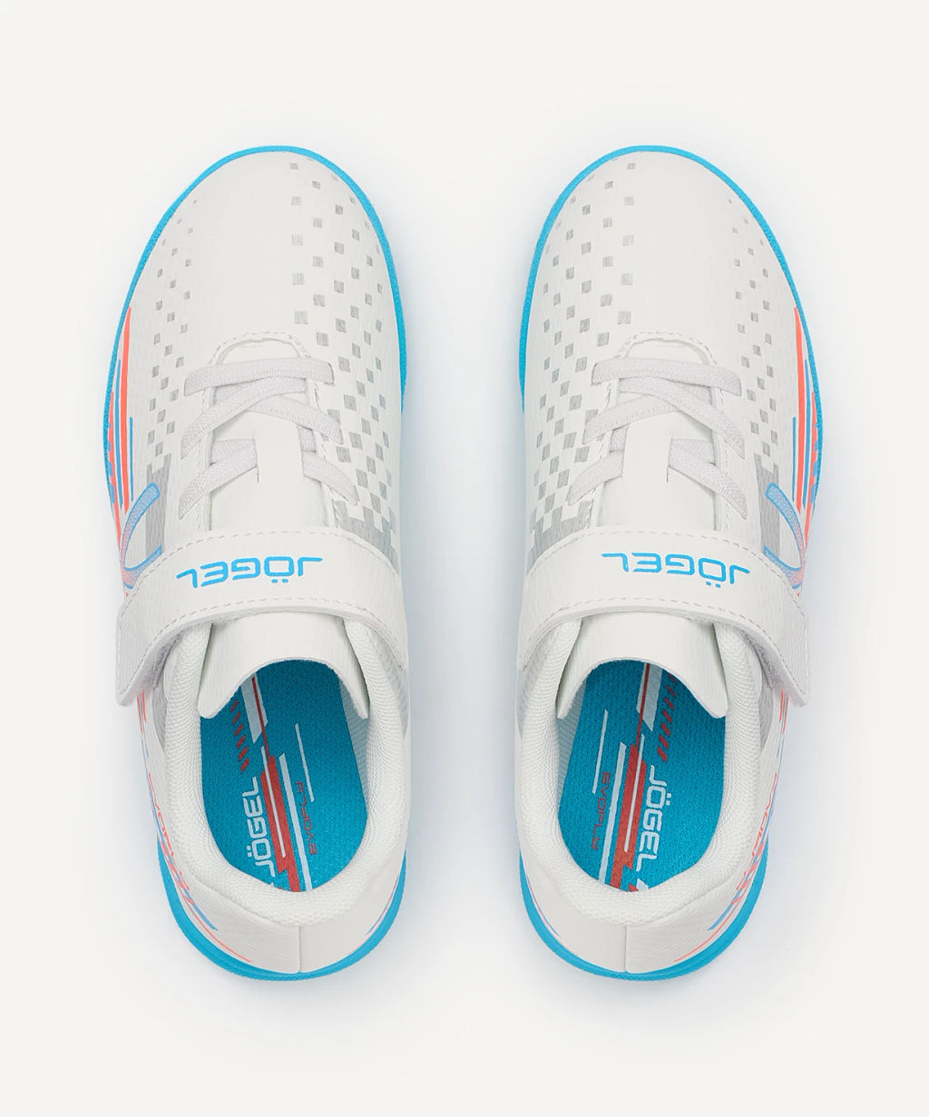 Бутсы зальные JOGEL Evofly IN Talant White/blue, детский  фото 6