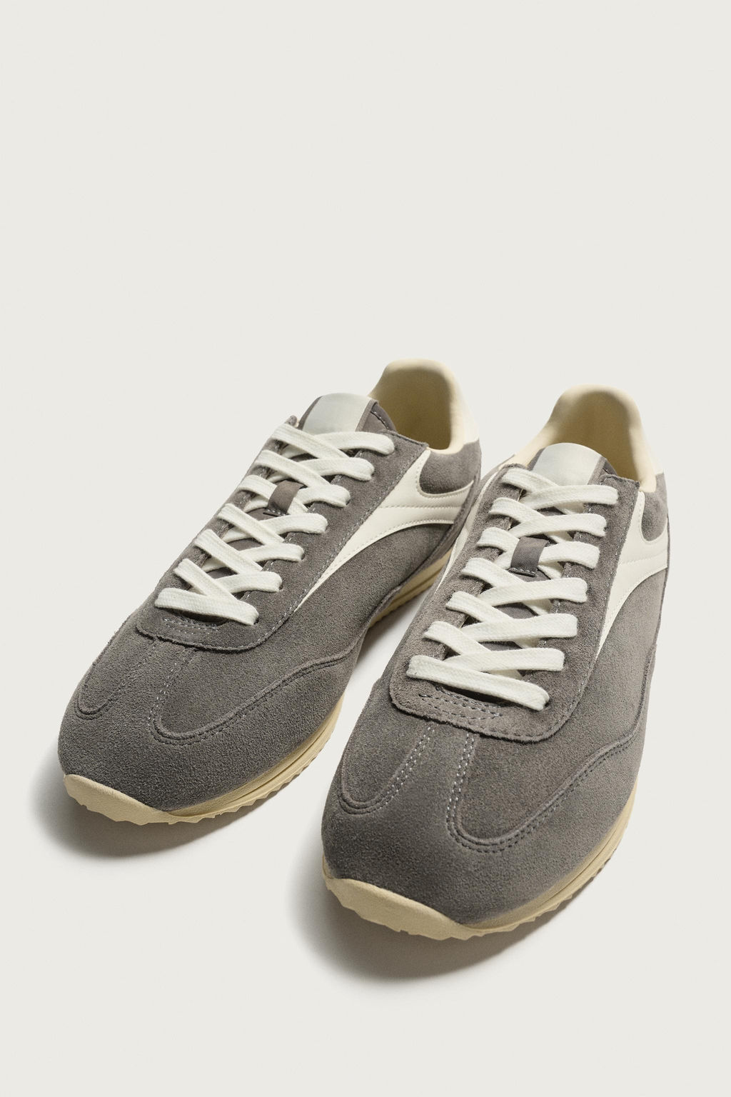 ZAPATILLA RETRO PIEL / Khaki claro - Zara фото 5
