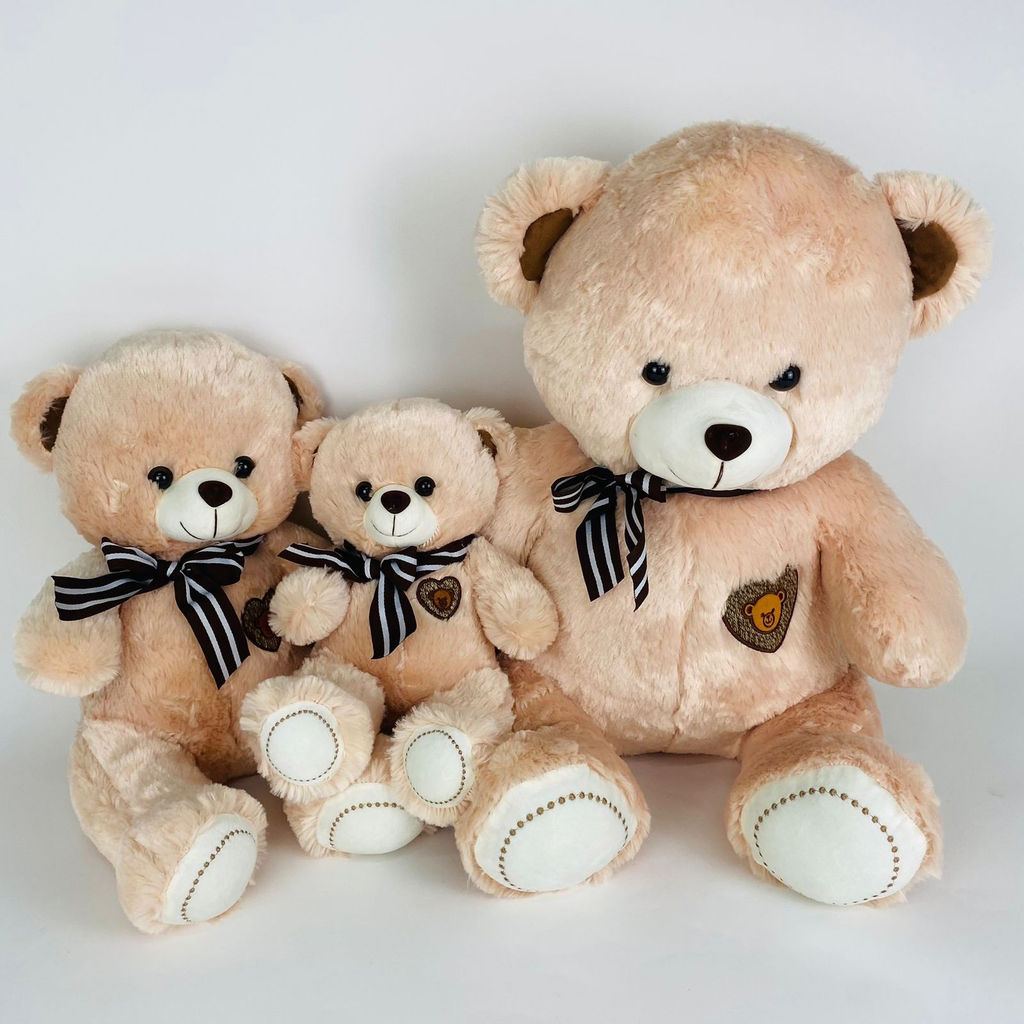 Мягкая игрушка Мишка с полосатым бантом 40 см (арт. 4858/40) - Storyland фото 11