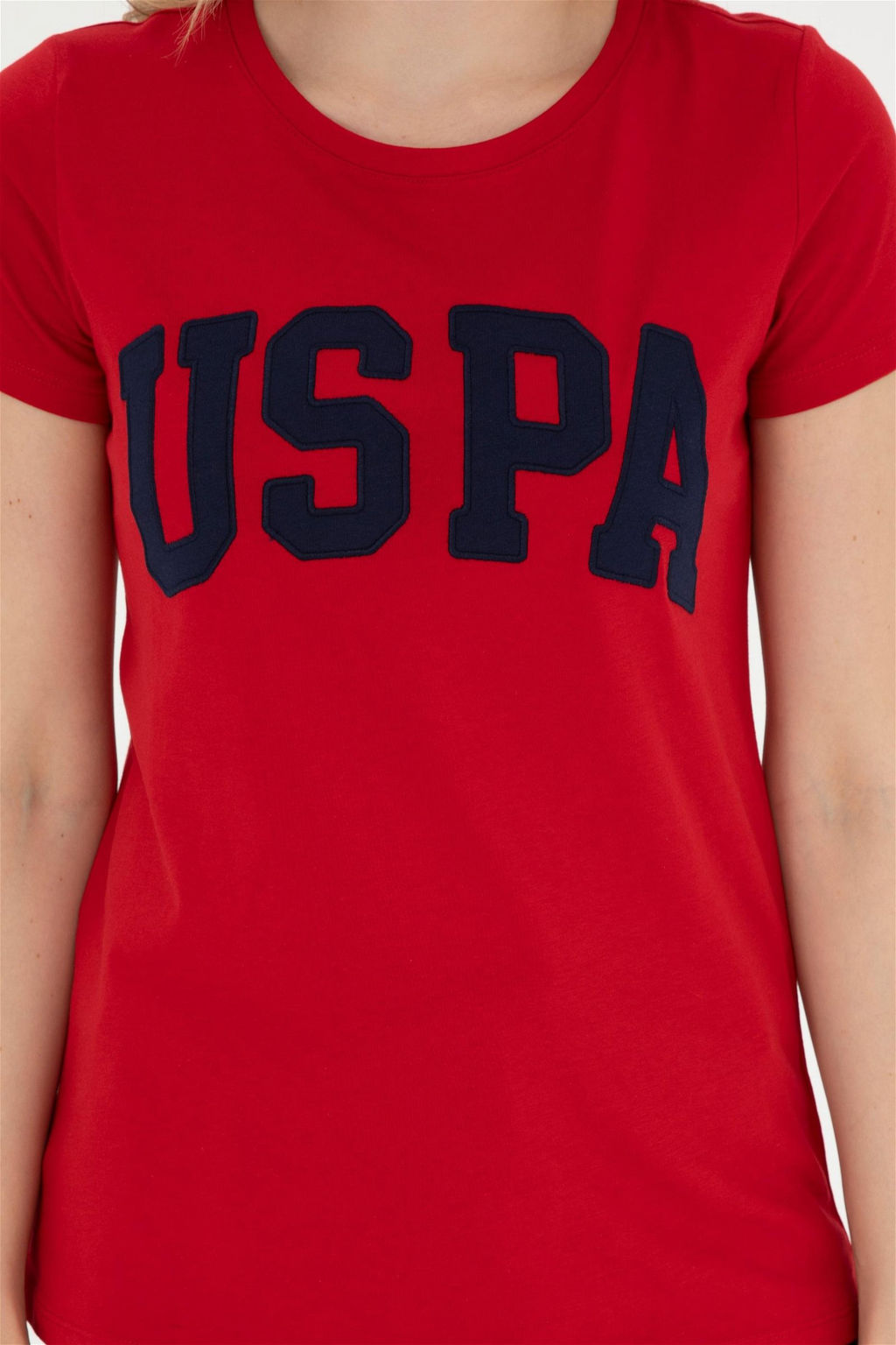 U. S. Polo Assn / Женская красная базовая футболка - U.s. polo assn фото 6